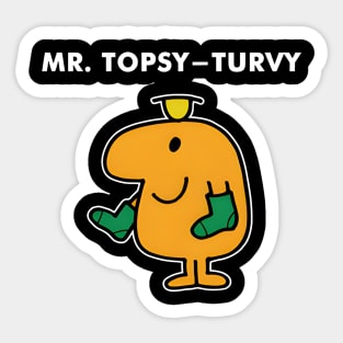 The Charmed World of Mr. Topsy-Turvy Sticker